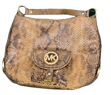 Michael Kors snakeskin bag medium