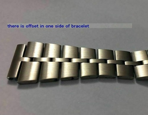 20mm steel watch band fishbone - band,
