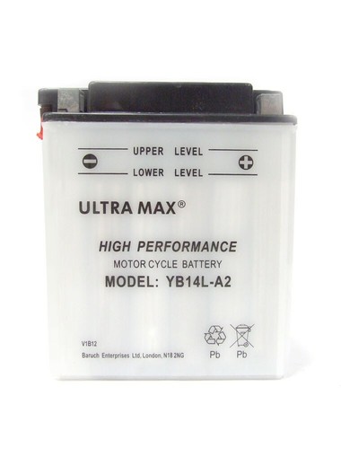 Ultramax yb14l agm battery - yb14l-a2,