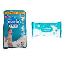 Mamia Size 4+ Nappies Jumbo 78