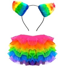Rainbow Tutu Costume Girls