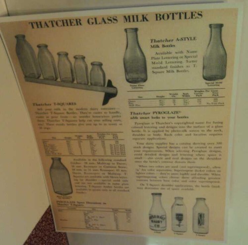 1950s thatcher glass - thatcher, dairy