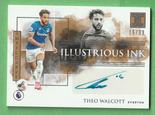 Theo Walcott - 2019/20 Impeccable Premier League Illustrious Ink Silver /99 Auto