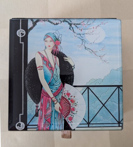Vintage flapper woman art - vintage, woman,