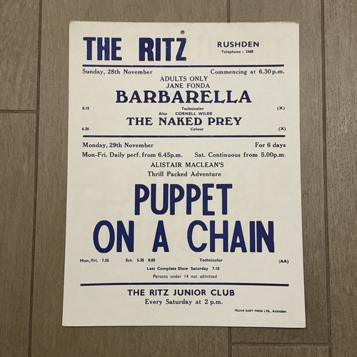 Barbarella the ritz cinema - barbarella,