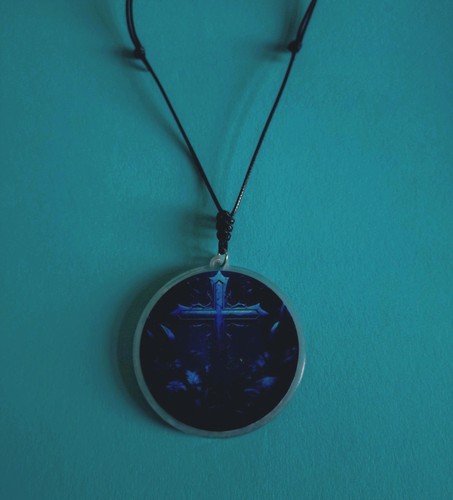Celtic cross necklace - celtic,