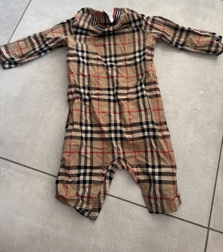 Burberry baby beige check long - baby,
