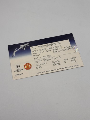 Ticket manchester united - united, v