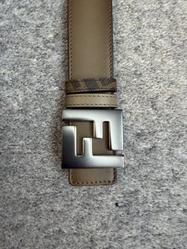 Fendi reversible logo belt - logo,