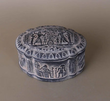 Ancient Authentic Egyptian Antiques Pharaonic Stone Jewelry Box Decor BC