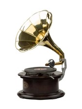 Gramophone records 70cm wooden