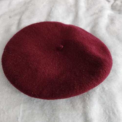 Beret basque 100 wool dark - 100%,