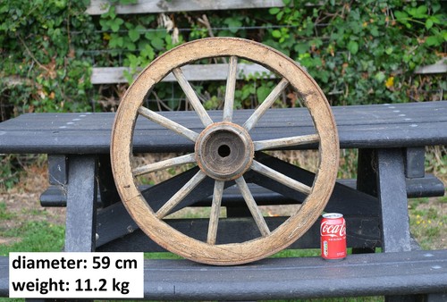 Vintage old wooden - cart, wagon