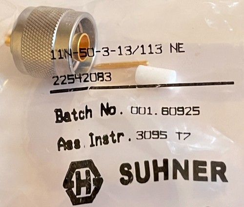 Suhner ohm n type - , male