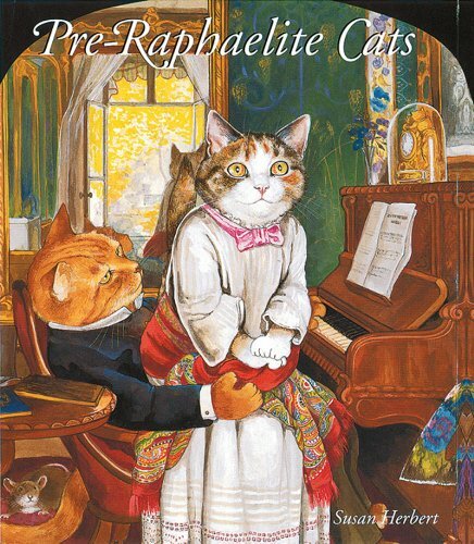 Pre raphaelite cats - pre-raphaelite, cats-susan