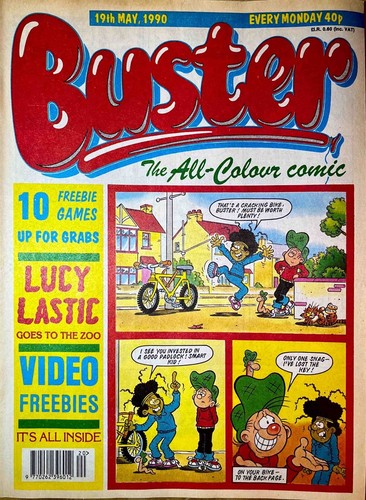 Buster comic vintage - vintage, 1990s