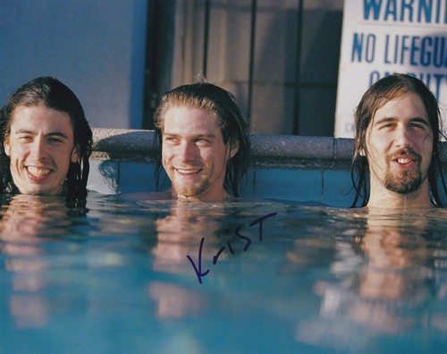Krist novoselic autograph - krist,
