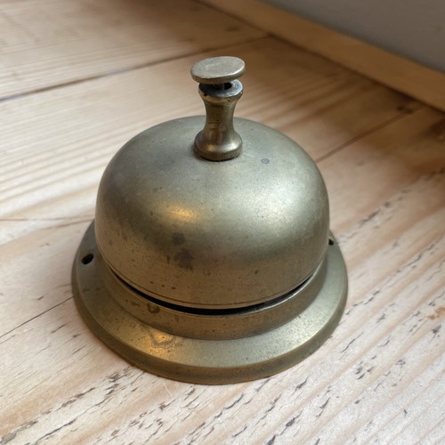 Solid brass vintage - brass, counter