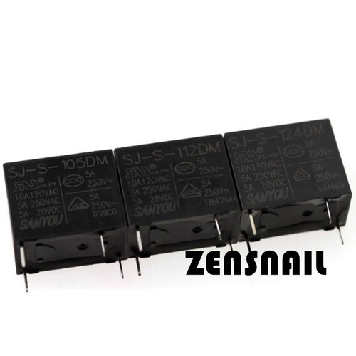 5pcs 112dm 12vdc 5a - sj-s-112dm,