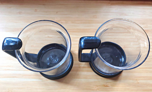 Bodum clear glass coffee mugs - bodum,