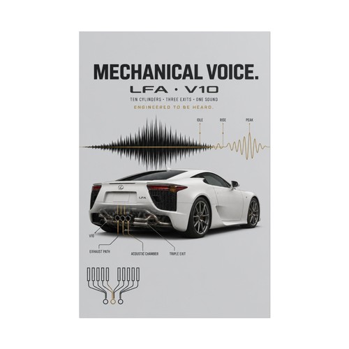 Lexus lfa poster v10 - lexus,