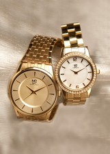 Ladies and Gents Gold Plated