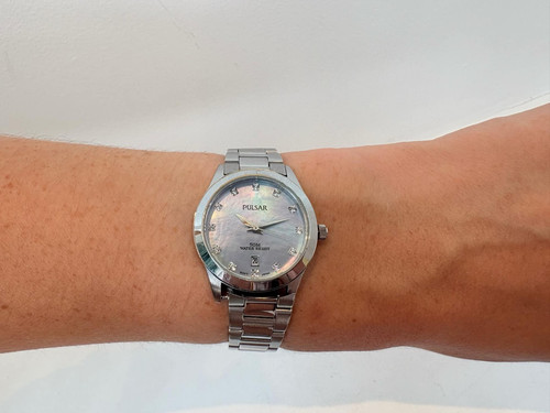 Pulsar ladies stone inset - pulsar, stone‑inset