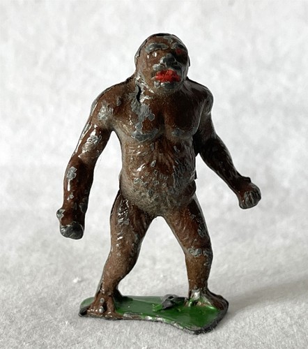 Vintage painted toy soldier - toy,