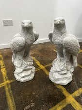 Stone Eagles Statues  (pair). 