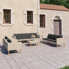 Garden Furniture Set Beige