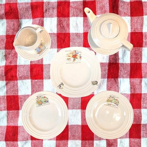 Vintage childrens tea set - vintage,