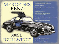Mercedes Benzl retro metal
