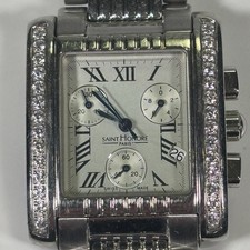 Saint Honore Paris Swiss Quartz Chronograph Women’s Wristwatch Crystal Watch