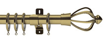 Curtain Pole, Antique Brass