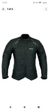 RK Sports 1346 Ladies Textile Motorbike Motorcycle Jacket Black Ce Armour Size S