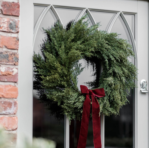 Christmas garland wreath real - garland,