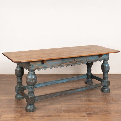 18th century blue painted - 18th,