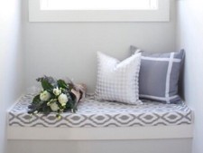 Window Seat Cushion Cover Up To Size 250cm *Including Fabric*