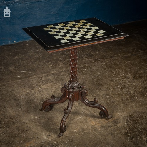 Chess table ornate 18th c - 18th,