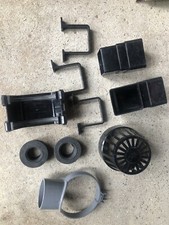 Assorted Rain Water Pipe Square Gutter Brkt & Boss  Plastic Pipe Fittings Clips