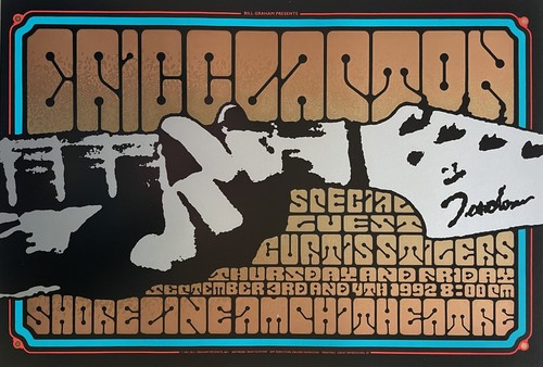 Eric clapton concert poster - clapton,