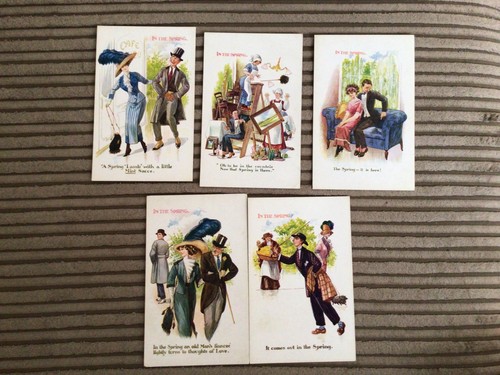 Early romance postcards - 5,