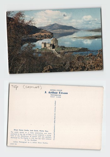 Postcard eilean donan castle - donan,