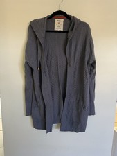 Women’s Navy Mantaray Hooded Cardigan Size 14
