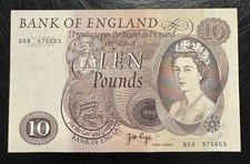 Old £10 Ten Pound Note Near