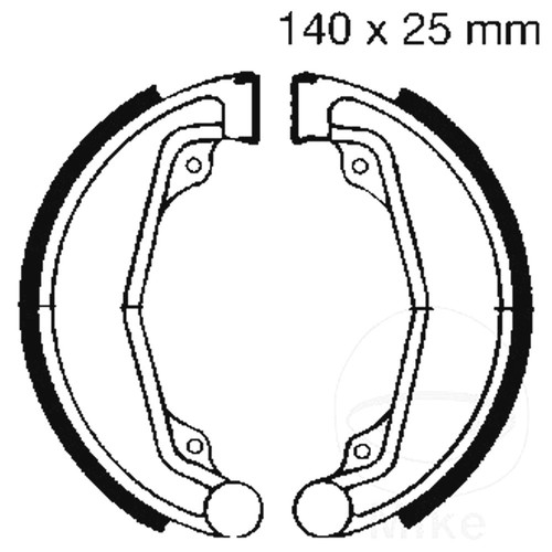 Ebc brake shoes inc - brake,