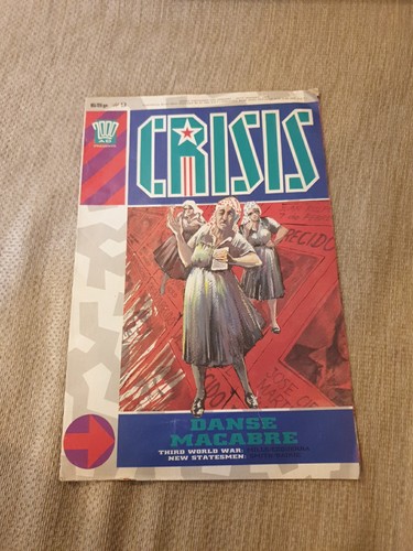 Crisis 2000ad british comic - crisis,