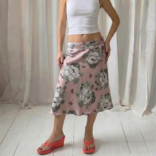 Next silk floral skirt size - floral, uk