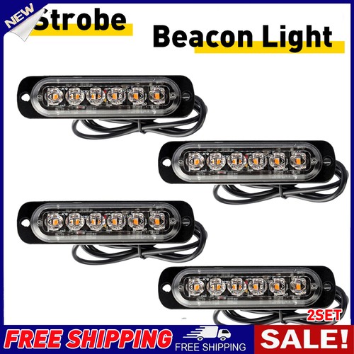 Led amber recovery strobe - 8x, 6
