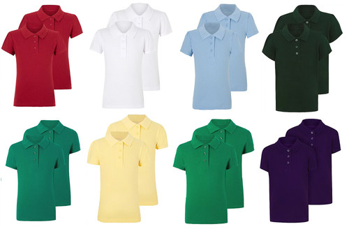 Girls scallop collar school - girls,